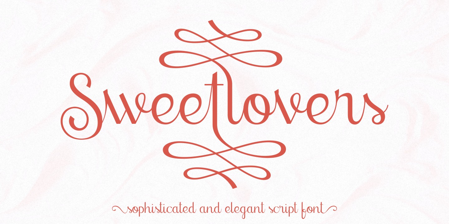 Przykład czcionki Sweetlovers